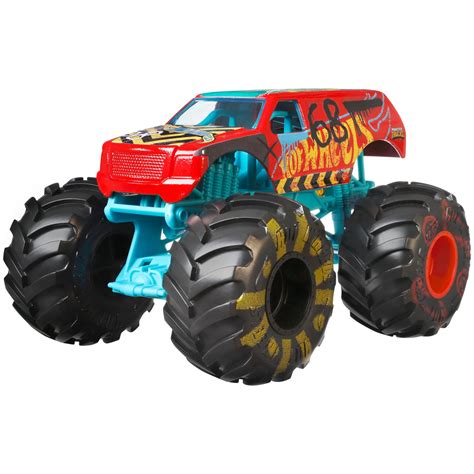 Hot Wheels Monster Trucks 1:24 Demo Derby Vehicle - Walmart.com ...