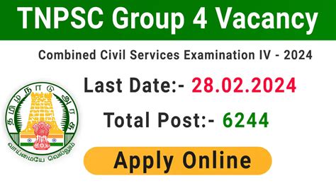 TNPSC Group 4 Apply Online 2024 Notification, Salary