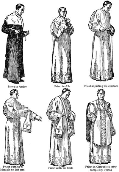 What are the traditional Latin Mass vestments?