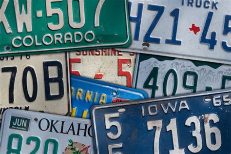 Vintage License Plates — Medialoot