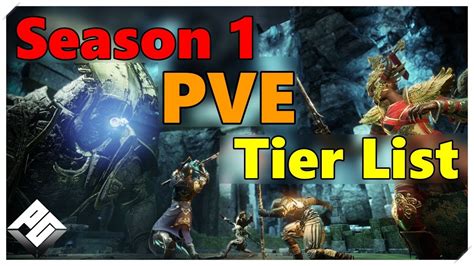 PVE Tier List Season 1 - YouTube