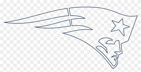 Free Png Download New England Patriots Logo Drawing - Line Art ...