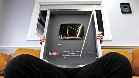 Gold Play Button Unboxing! - YouTube