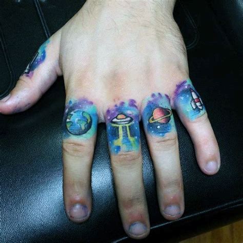 100 Cool UFO Tattoo Designs for Men [2024 Inspiration Guide] | Alien tattoo, Ufo tattoo, Knuckle ...