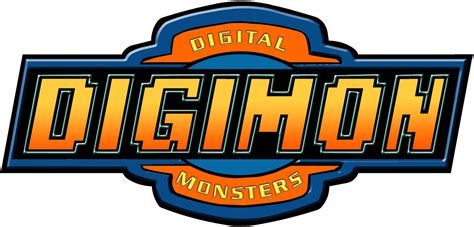 Digimon Logo - Old School Video Game Style