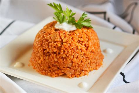 Tomato Bulgur Pilaf - Simply Lebanese