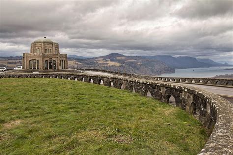 Historic Vista House On Crown Point In Oregon Photograph by JPLDesigns