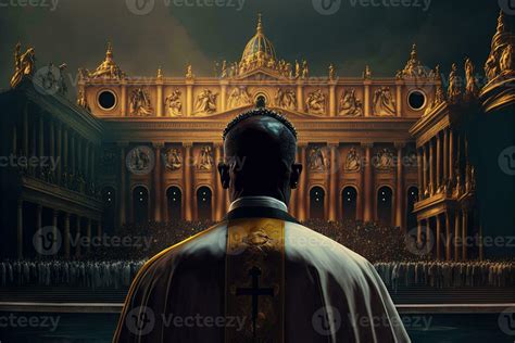 black pope just elected in vatican illustration 23940464 Stock Photo at ...