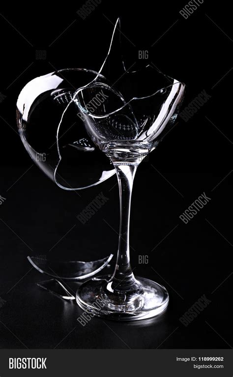 Broken Wine Glass On Image & Photo (Free Trial) | Bigstock