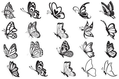 Butterfly Drawings Tattoos