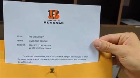 Cincinnati Bengals Petition NFL To Change Alternate Helmet Rules – SportsLogos.Net News