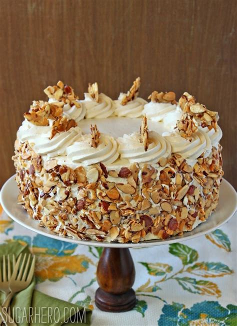 Burnt Almond Cake - SugarHero