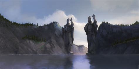 Across Middle-Earth - The Argonath by ralphdamiani on DeviantArt