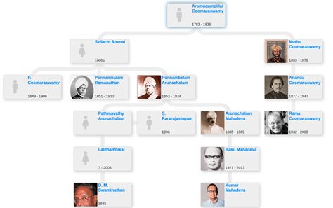 Ponnambalam–Coomaraswamy family tree - Blog for Entitree