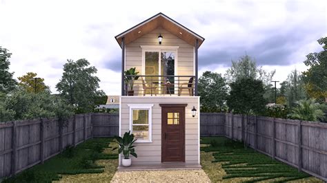 Two Storey Tiny House Design Idea 193 Sqft - Dream Tiny Living