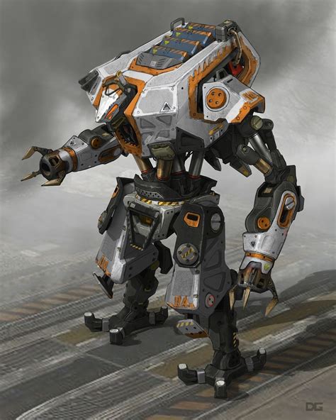 ArtStation - Titanfall 2 Reaper, Danny Gardner | Titanfall, Robots concept, Robot art