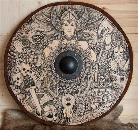 Viking Shield Valkyrie by ZawArt on DeviantArt | Viking shield, Viking ...