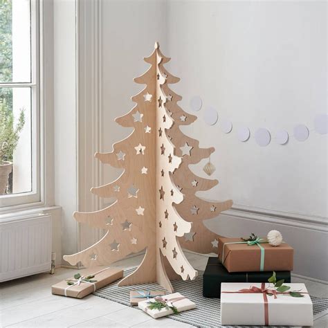 15 Wooden Christmas Trees To Buy This Festive Season 2024