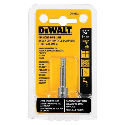 DEWALT 1/4 in. Diamond Drill Bit-DW5572 - The Home Depot