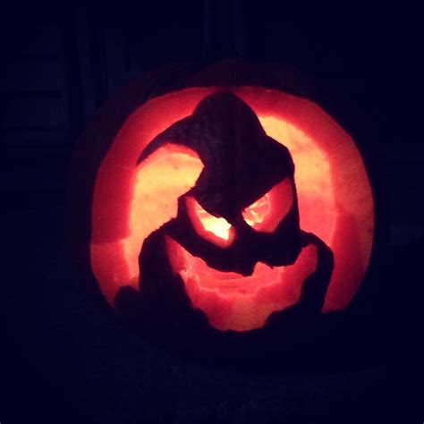 Oogie Boogie Man pumpkin carving from A Nightmare Before Christmas # ...