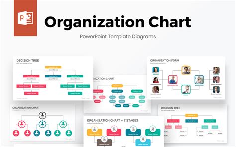 Organization Chart PowerPoint Diagrams Template