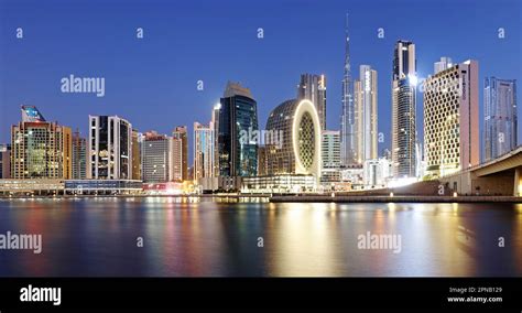 Dubai, UAE, January 12 2023: Dubai skyline at nigth, UAE Stock Photo - Alamy