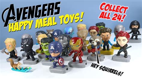 NEW MCDONALDS MARVEL AVENGERS ENDGAME SET 24 cheaper prices