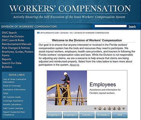 Division of Workers Compensation. Employees. Reemployment Services.