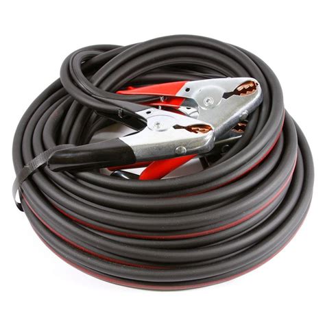 Forney 25 ft. 4-Gauge Twin Cable Heavy Duty Battery Jumper Cables-52873 - The Home Depot