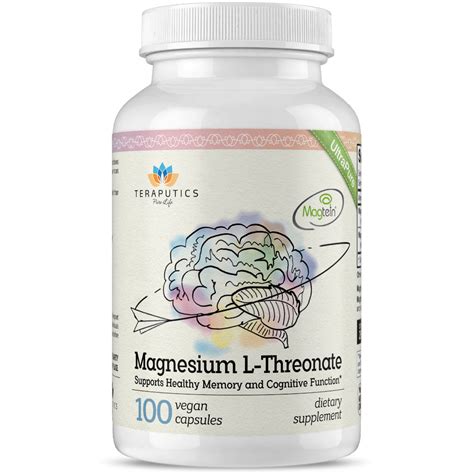 Magnesium L Threonate (Magtein) 100 Vegan Capsules – Teraputics