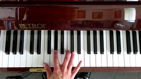 How to play an F Minor Arpeggio - YouTube