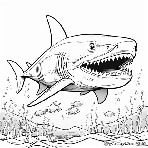 Megalodon Coloring Pages - Free & Printable!