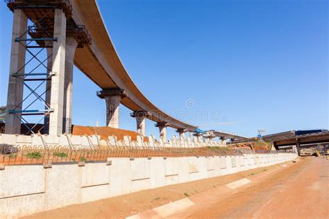 Construction Highway Exit Ramp Stock Photo - Image of color, highways ...