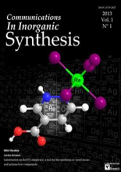 Communications in Inorganic Synthesis - Kindcongress