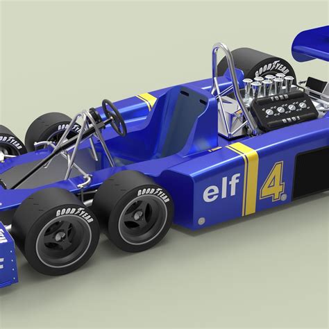 The Tyrrell P34 (six-wheeler) | CGTrader