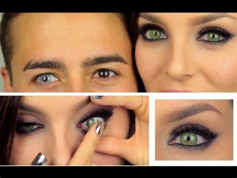 Coloured Cosmetic Contact Lenses Review: DESIO - YouTube