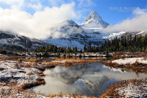 Mount Assiniboine, Mount Assiniboine Provincial Park, BC, Canada in the ...