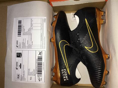 Nike Mercurial Vapor Flyknit Ultra - Metallic Gold Black