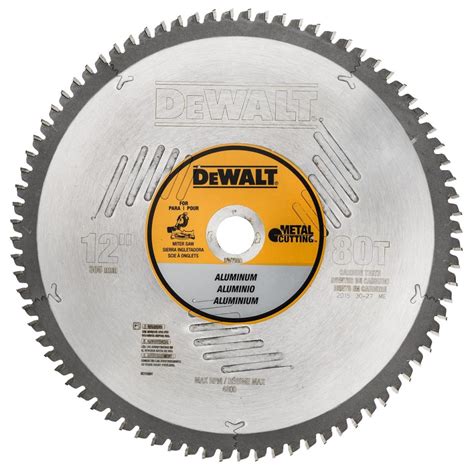 DeWalt DW7666 Carbide Metal Cutting Circular Saw Blade 12" (80 TPI)