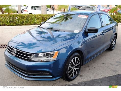 Silk Blue Metallic 2016 Volkswagen Jetta SE Exterior Photo #119285993 ...