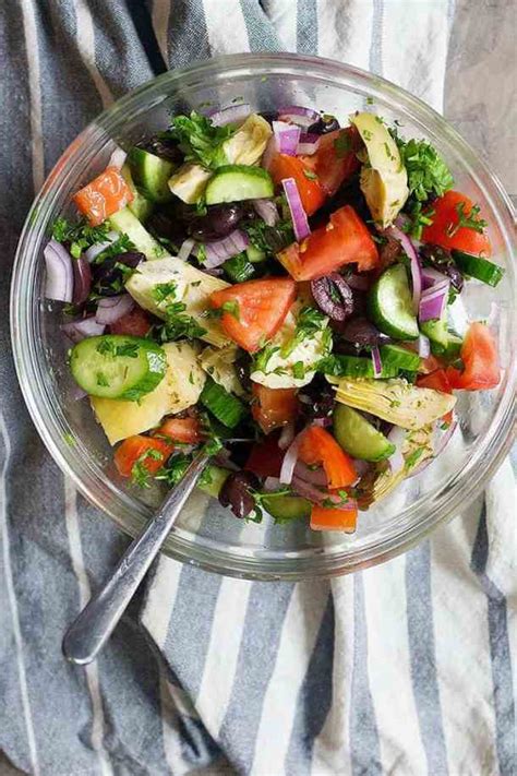 The Best Mediterranean Salad Recipe • Unicorns in the Kitchen