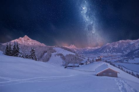 Night Snow Wallpapers - Top Free Night Snow Backgrounds - WallpaperAccess