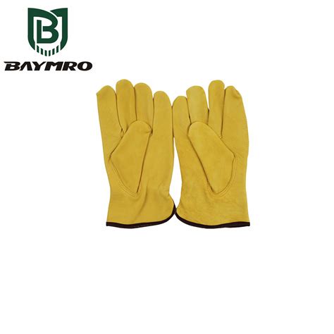 WaterProof Fleece Leather Gloves - BAYMRO Safety is the Top 1 PPE ...