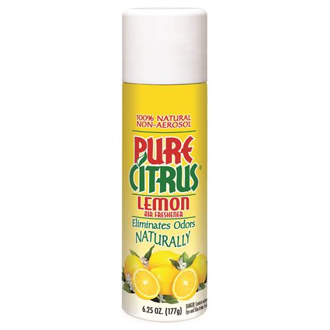 Wholesale Pure Citrus 4 oz. Lemon Solid Air Freshener - 6 Pack | Superior Car Wash Supply