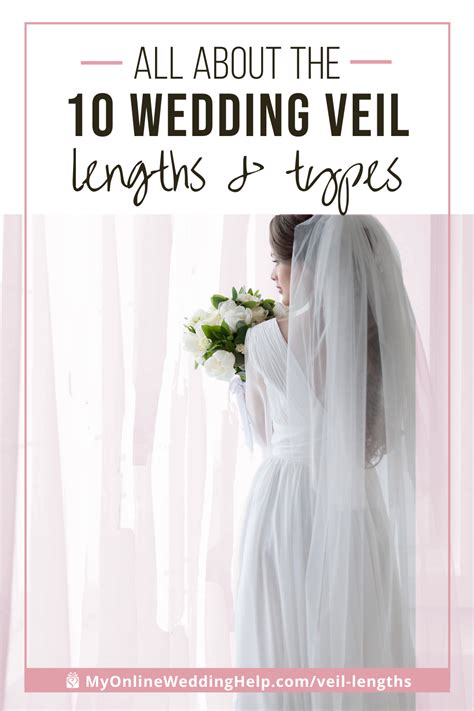 The 10 Wedding Veil Lengths and Types You Must Consider | Veil length, Wedding veil, Veil