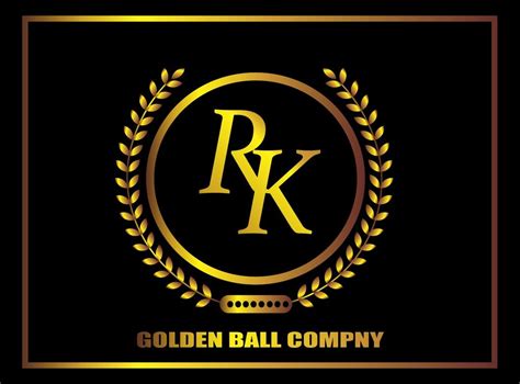 R.k golden logo | Photography logo hd, Logo design, Letter logo design