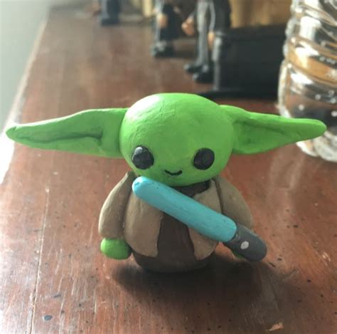 baby yoda clay - S&S Blog