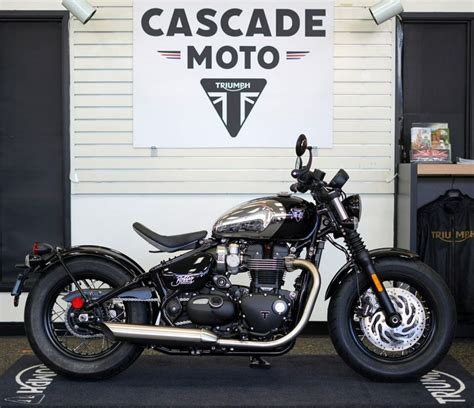 2023 Triumph Bonneville Bobber Chrome Edition Chrome / Jet Black for sale in Beaverton, OR