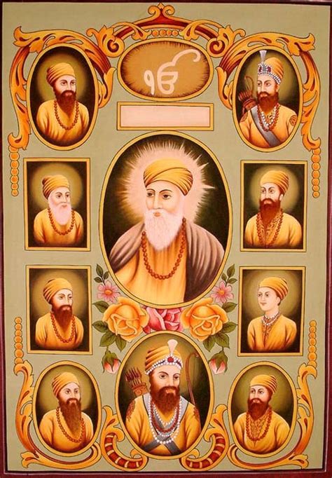 The Ten Sikh Gurus | Exotic India Art