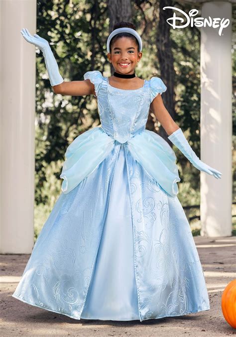 Child Disney Premium Cinderella Costume Dress | Disney Costumes